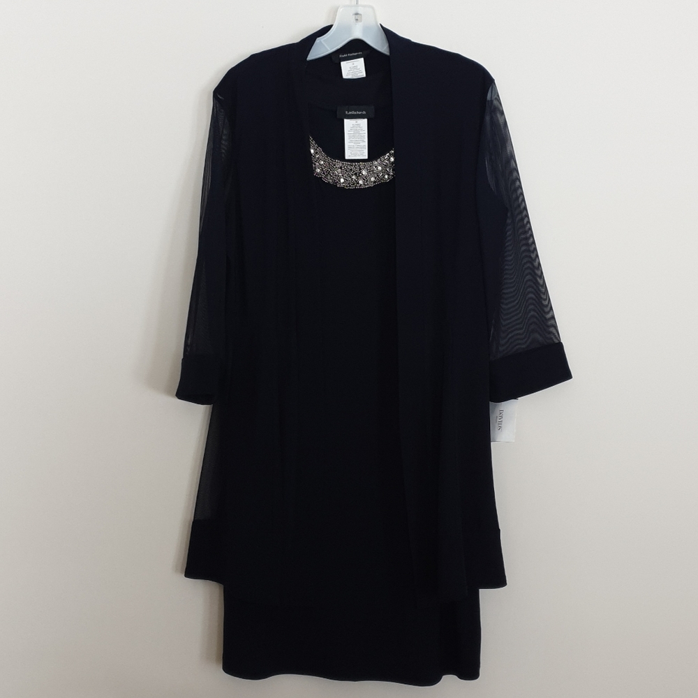 David's Bridal Navel Blue Dress